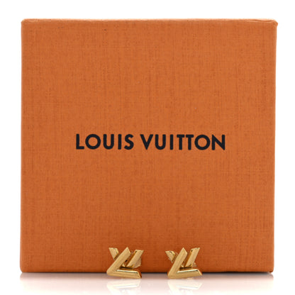 Louis Vuitton Metal GO-14 Earrings Gold 5 of 5