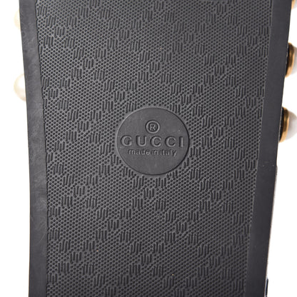 Gucci GG Supreme Monogram Slide Pearls Sandals 39 Beige 7 of 7
