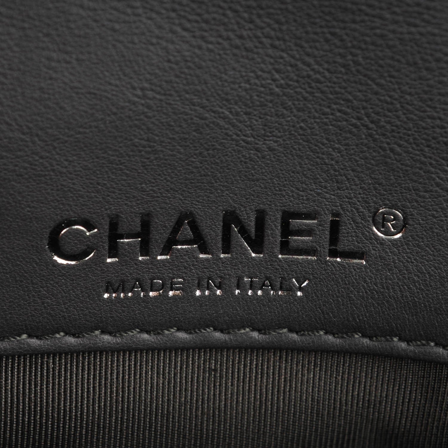 Chanel Calfskin Small Boy Reverso Flap Grey 6 of 7
