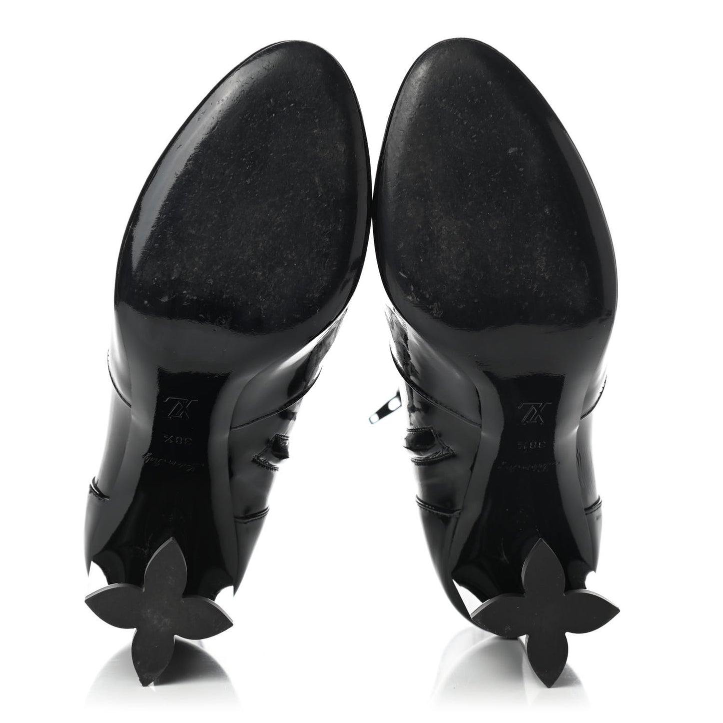 Patent Uniformes Silhouette Ankle Boots 38.5 Black