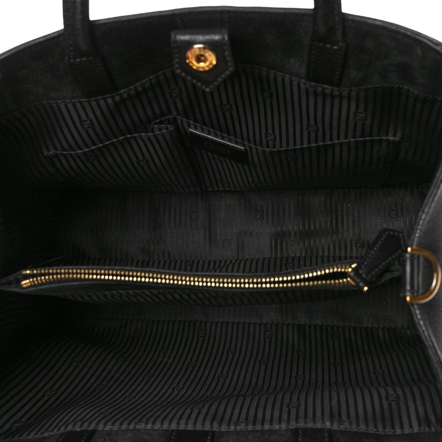Fendi Vitello Elite Regular 2Jours Tote Black 5 of 13