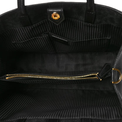 Fendi Vitello Elite Regular 2Jours Tote Black 5 of 13