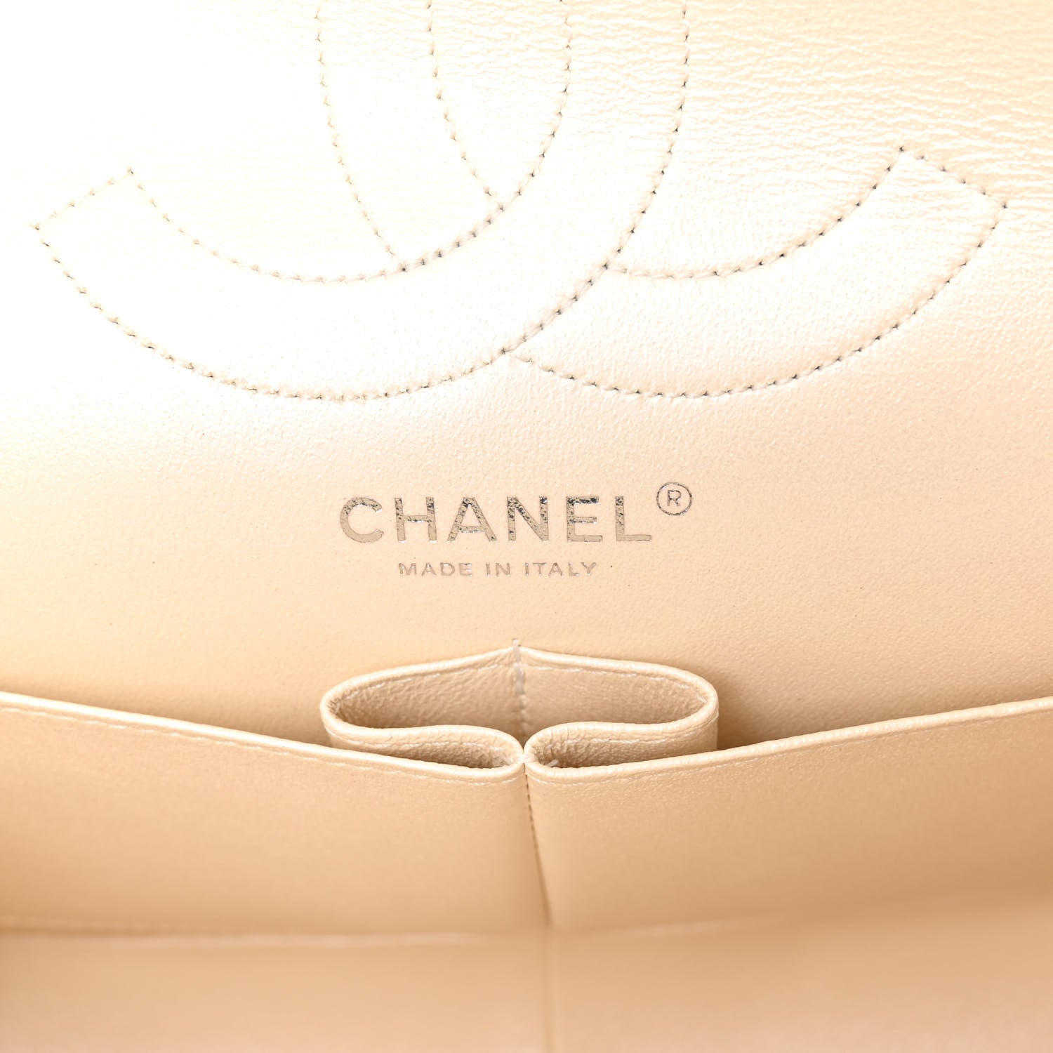 Chanel Metallic Aged Calfskin Quilted 2.55 Reissue 226 Flap White 6 of 10