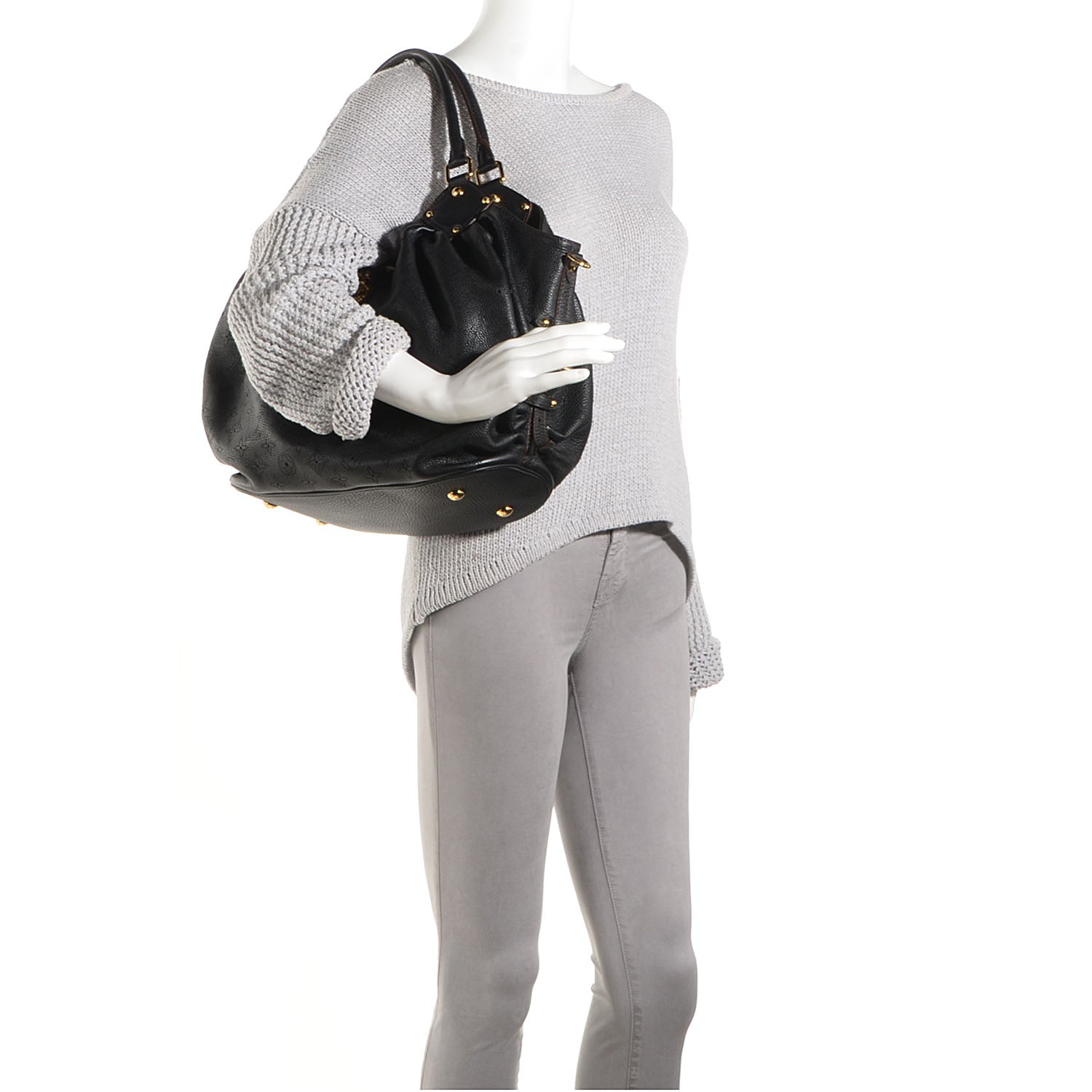 Louis Vuitton Mahina L Black 2 of 7