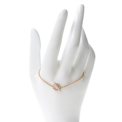 Hermes 18K Rose Gold Diamond Finesse Bracelet SH 2 of 5