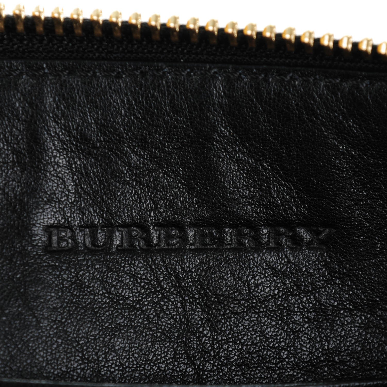 Burberry House Check Derby Peyton Crossbody Clutch Bag Black 7 of 9