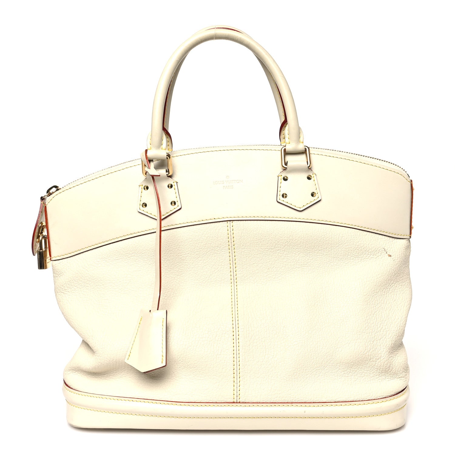 Louis Vuitton Suhali Lockit MM White 1 of 9