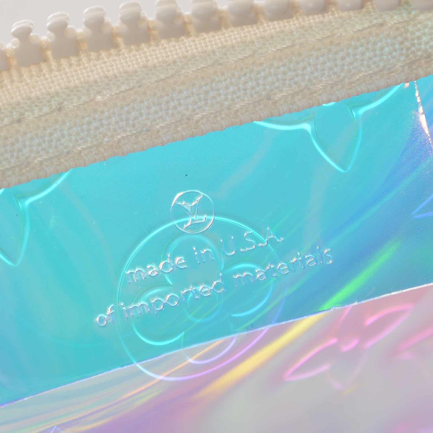 Louis Vuitton PVC Monogram Keepall Bandouliere 50 Iridescent Prism 7 of 10
