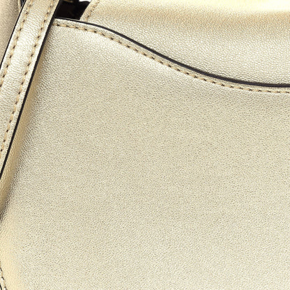 Chloe Metallic Small Grain Calfskin Kiss Bag Gold 11 of 11
