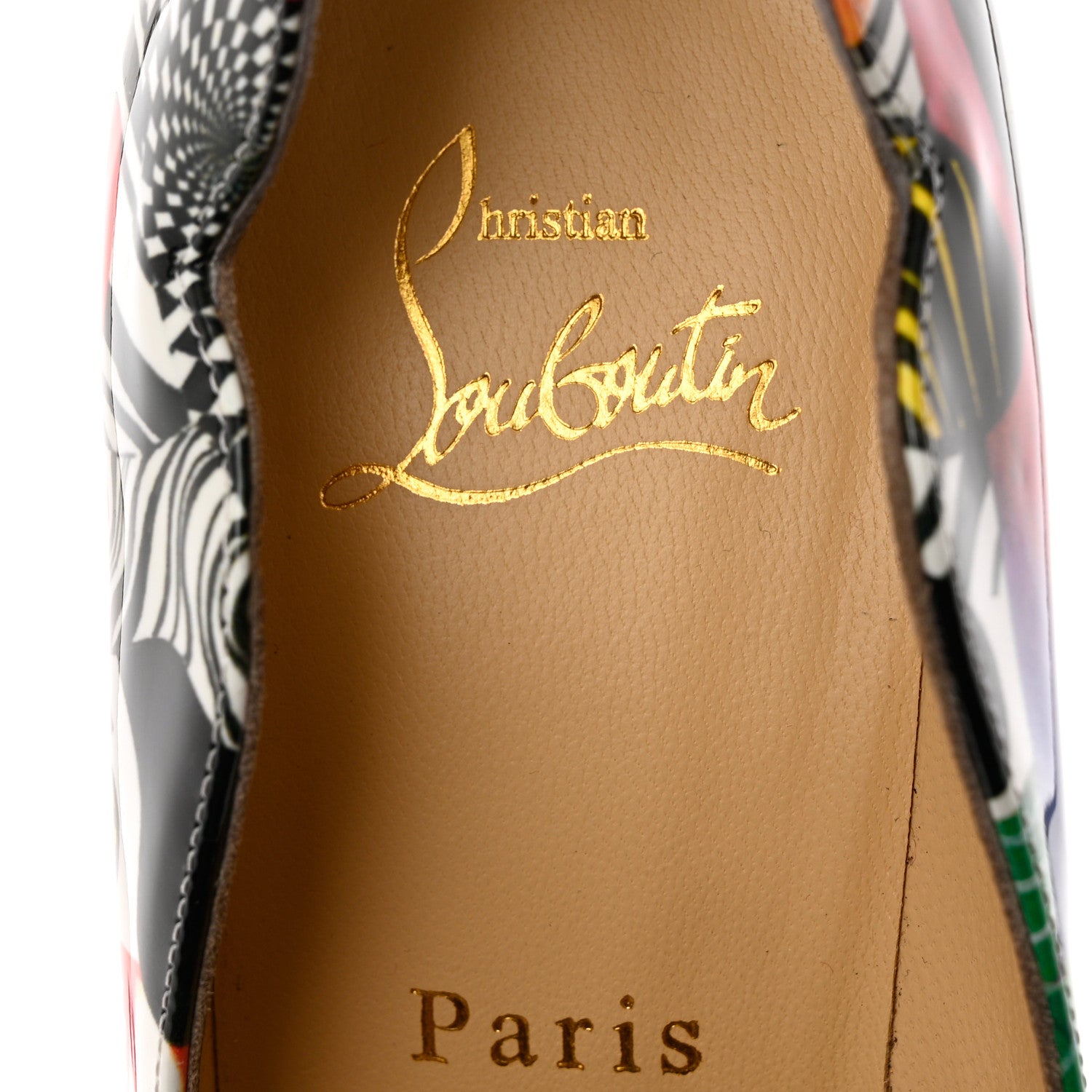 Christian Louboutin Patent Sapeur Hot Chick 100 Pumps 36 Multicolor 6 of 8