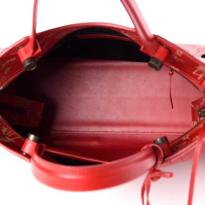 Balenciaga Calfskin Love Perforated Blackout Hardware City Rouge Profond 7 of 16
