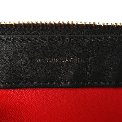 Mansur Gavriel Calfskin M Frame Clutch Black 6 of 9