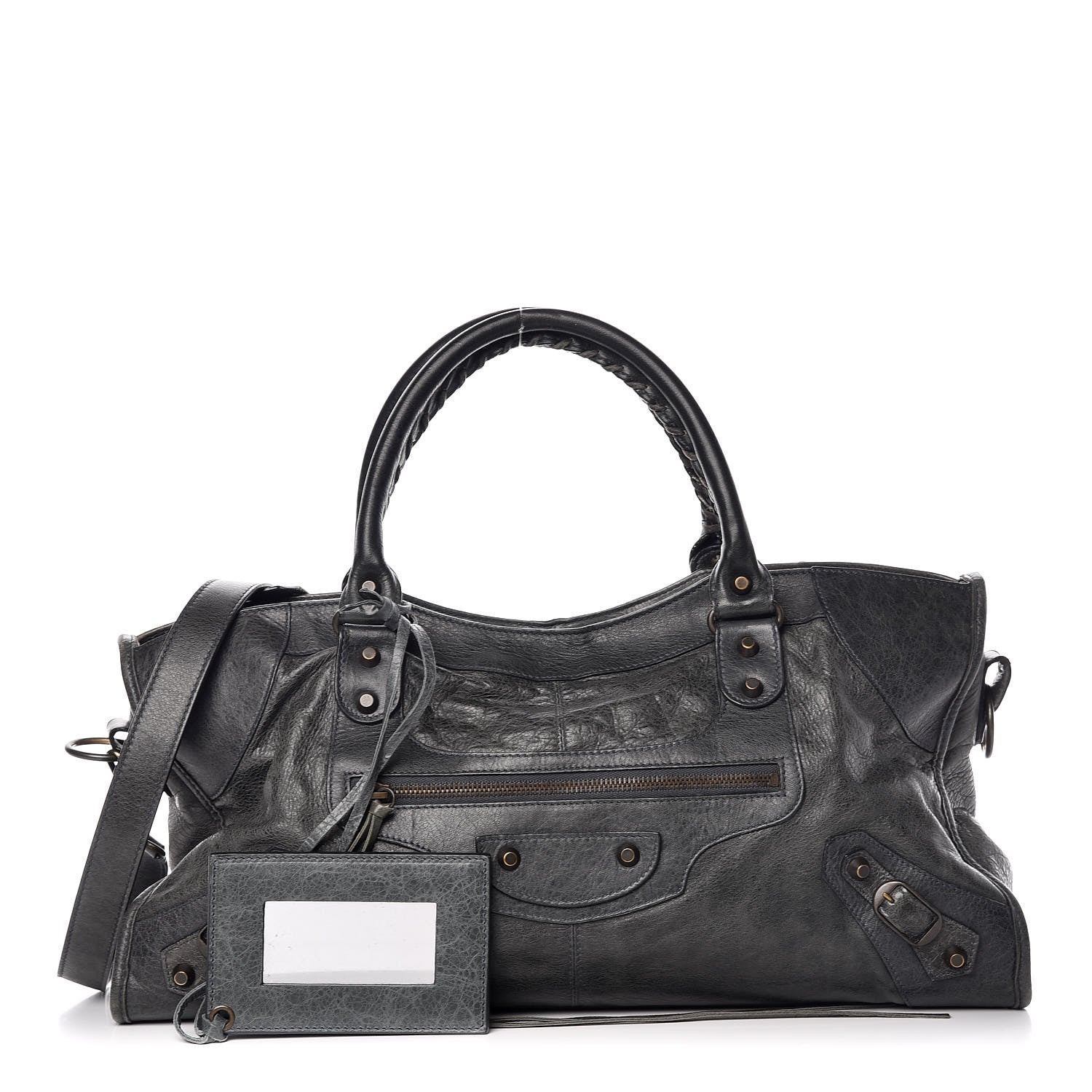 Balenciaga Agneau Classic Hardware Part Time Anthracite 1 of 19