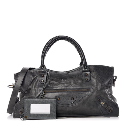 Balenciaga Agneau Classic Hardware Part Time Anthracite 1 of 19