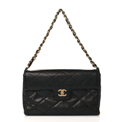 Chanel Caviar Quilted Medium Single Flap Black 1 of 17