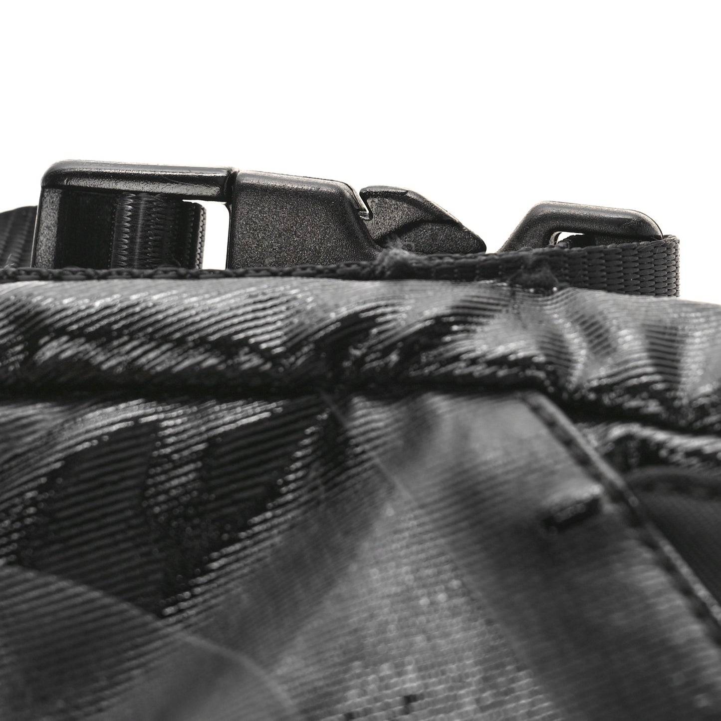 Coated Canvas Sport Crossbody Black