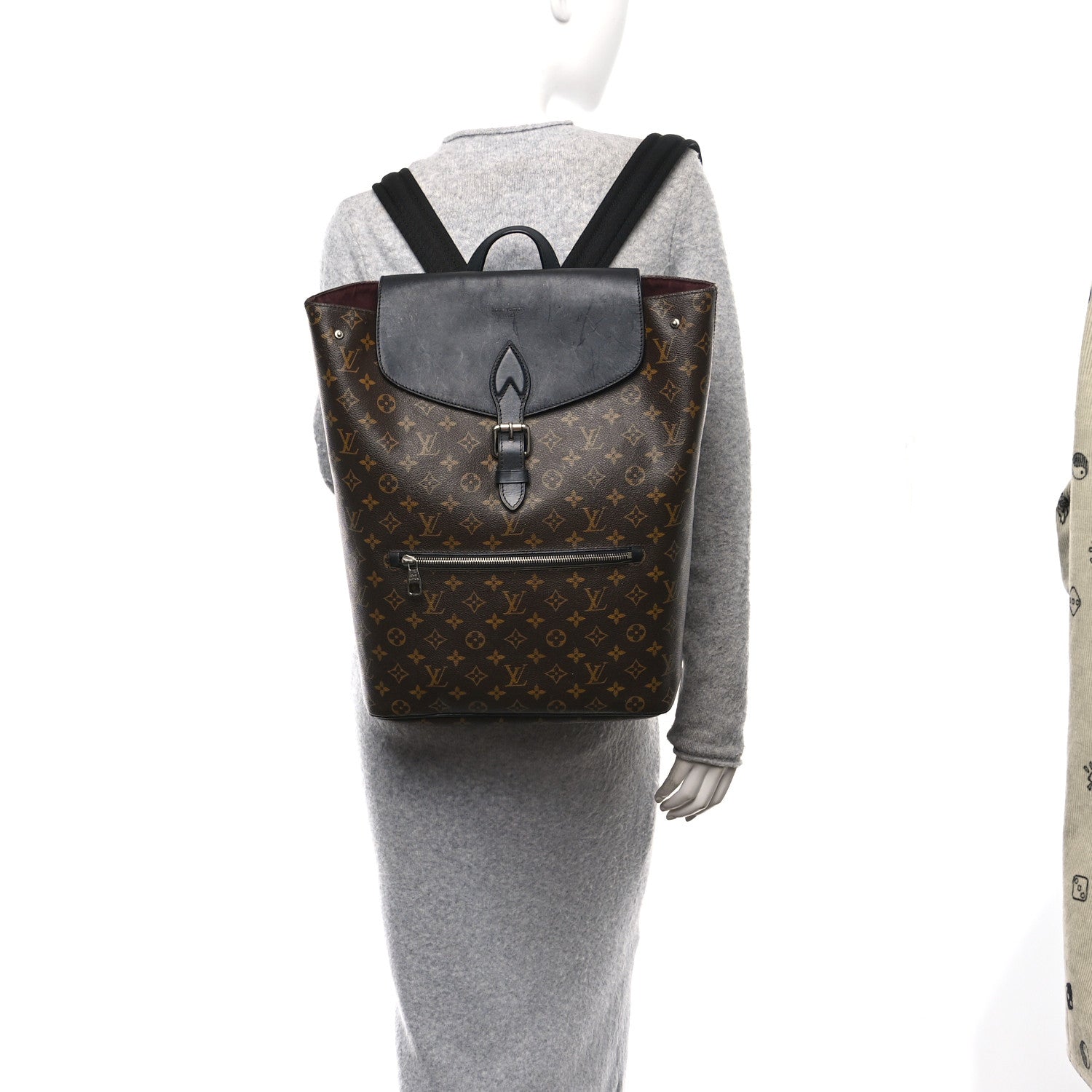Louis Vuitton Monogram Macassar Palk Backpack 3 of 17
