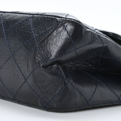 Chanel Aged Calfskin Quilted 2.55 Reissue 227 Flap Navy 9 of 9