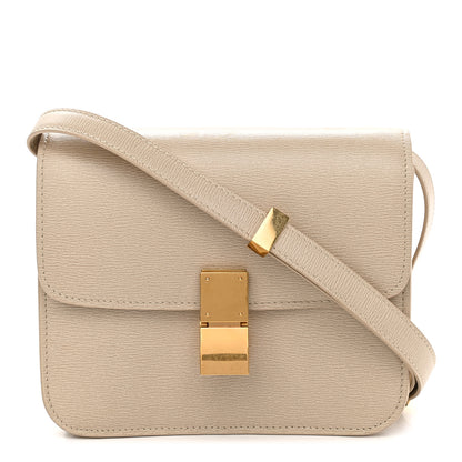 Celine Liege Calfskin Teen Classic Box Flap Bag Nude 1 of 8