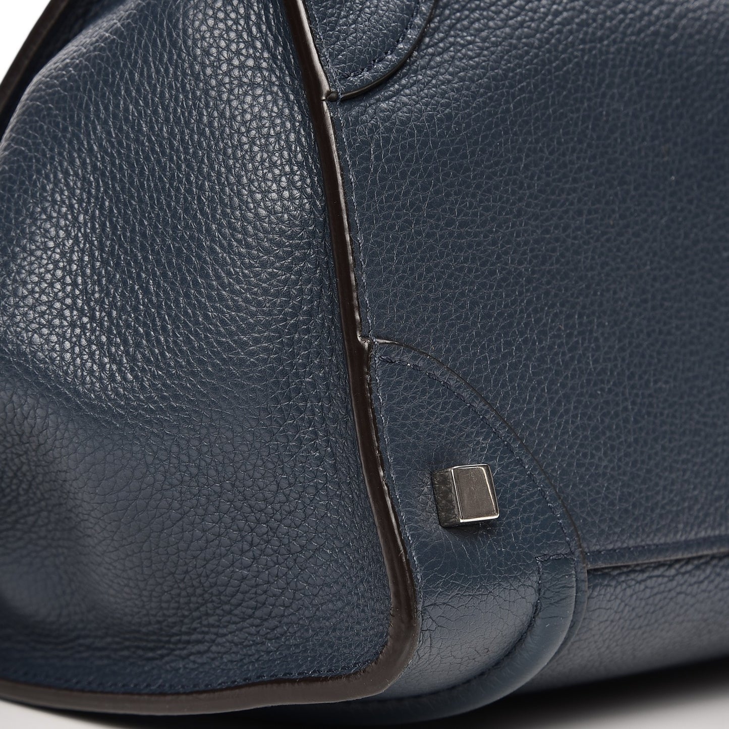 Drummed Calfskin Mini Luggage Orage