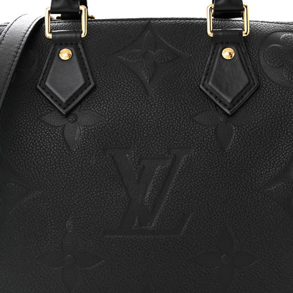 Louis Vuitton Empreinte Monogram Giant Speedy Bandouliere 25 Black 7 of 11
