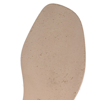 Hermes Box Calfskin Oran Sandals 38 White 9 of 13