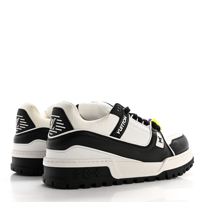 Louis Vuitton Calfskin Mens LV Trainer Maxi Sneakers 12 Black 4 of 7
