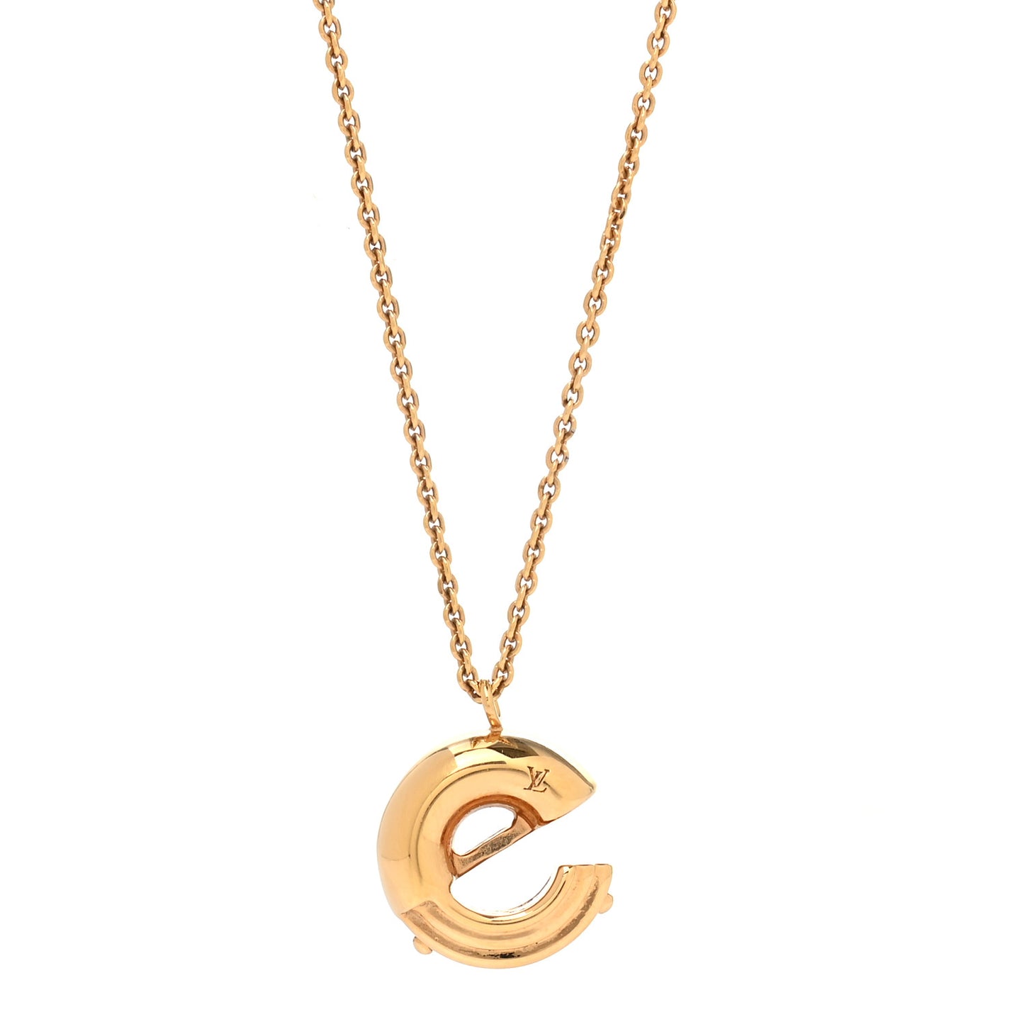 LV And Me Letter C Necklace Gold