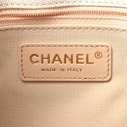 Chanel Caviar Quilted Wavy CC Hobo White 6 of 11