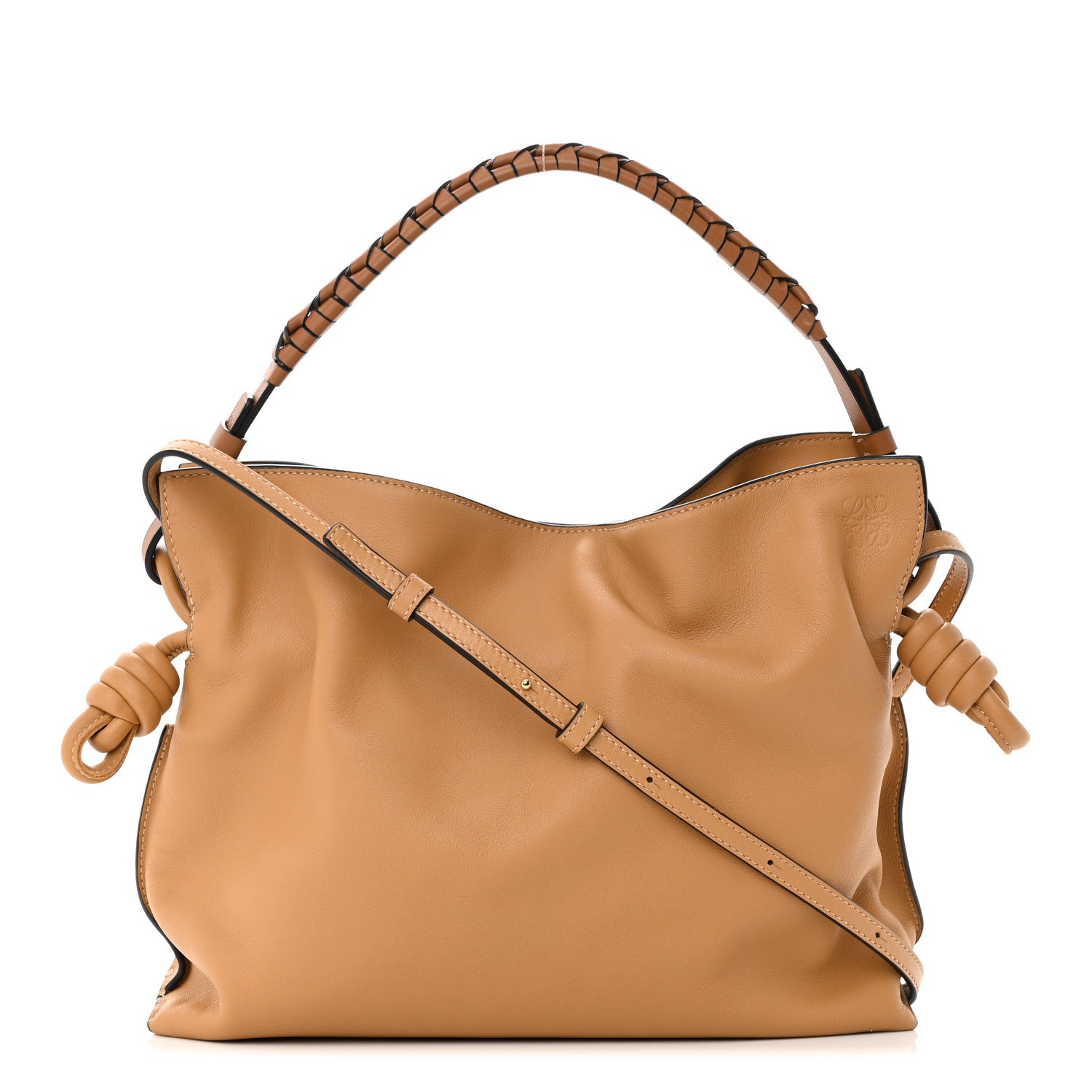 Loewe Nappa Flamenco Knot Clutch Warm Desert 1 of 10