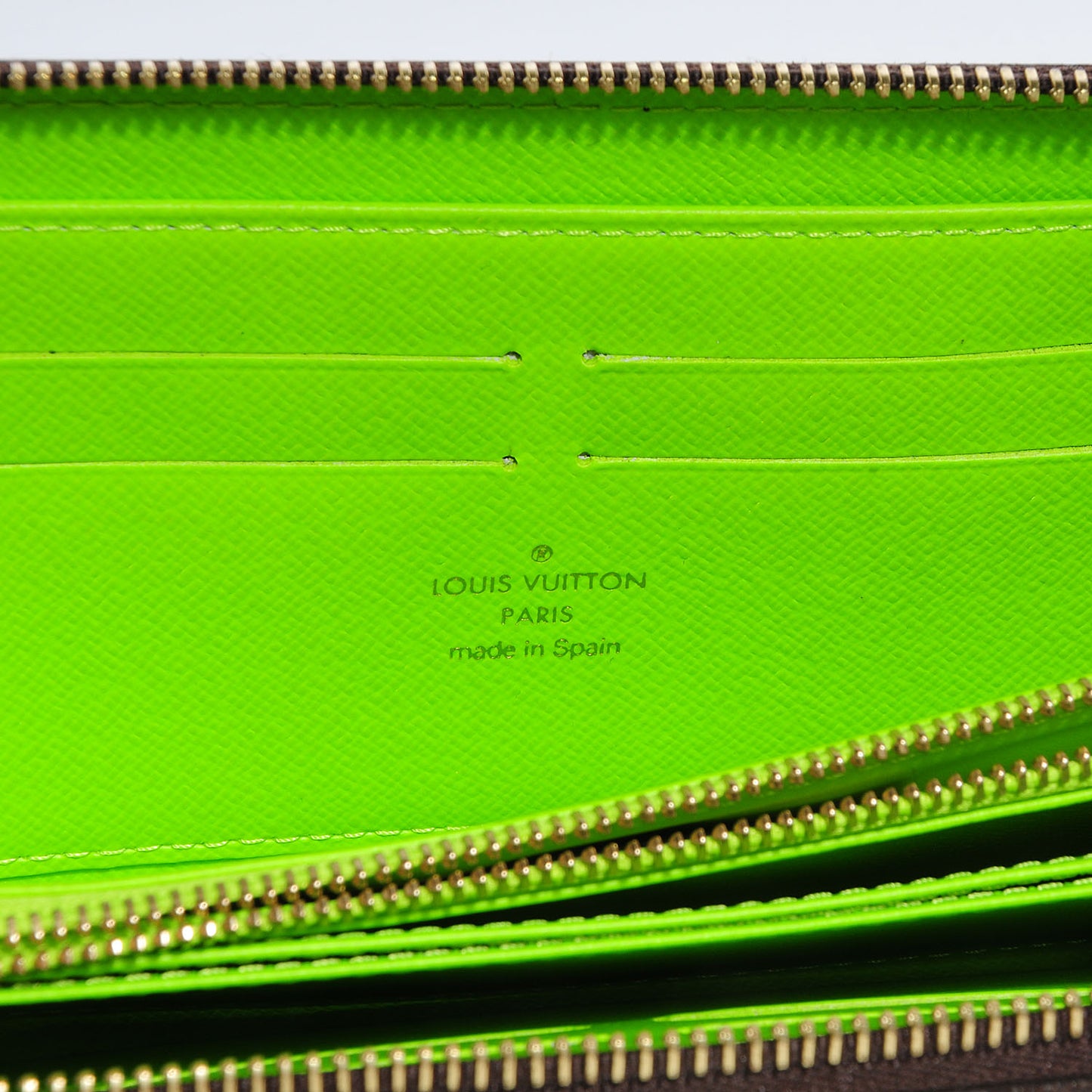Monogram Graffiti Zippy Wallet Green