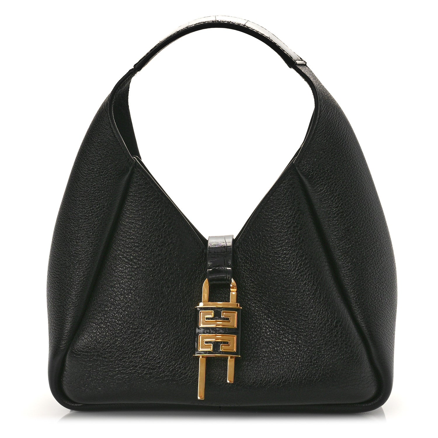 Givenchy Grained Calfskin Mini G-Lock Hobo Black 1 of 8