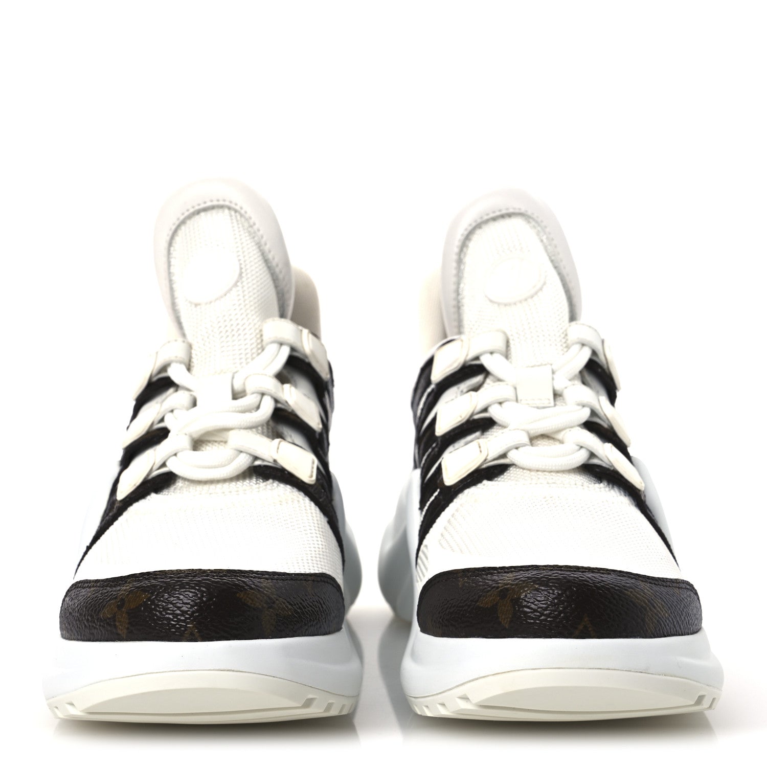 Louis Vuitton Patent Monogram LV Archlight Sneakers 37 White 3 of 11