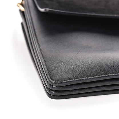 Chloe Suede Calfskin Medium Faye Shoulder Bag Black 7 of 14