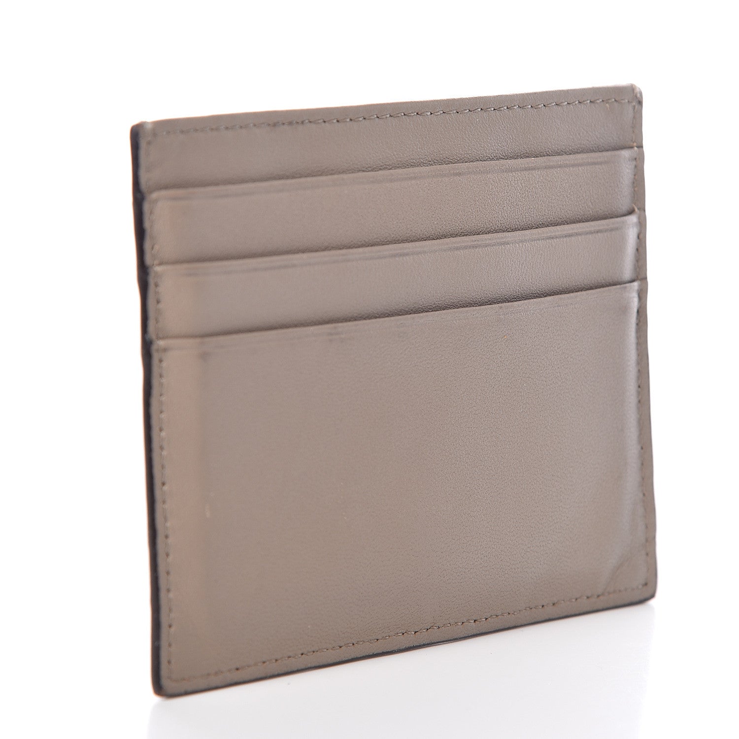 Fendi Vitello Liberty Century Lucido By The Way Card Holder Tortora 4 of 7