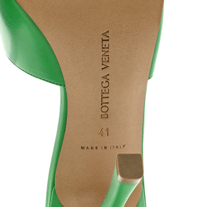 Bottega Veneta Lambskin Stretch Mule Sandals 41 Grass 7 of 10