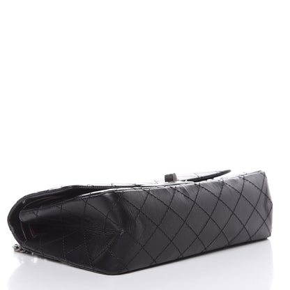Chanel Aged Calfskin Quilted 2.55 Reissue 225 Flap Black 4 of 11