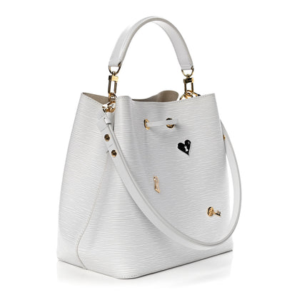 Louis Vuitton Epi Love Lock NeoNoe White 3 of 9