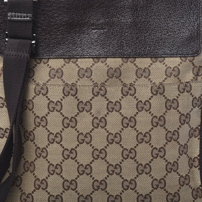Gucci Monogram Messenger Crossbody Bag Dark Brown 10 of 11