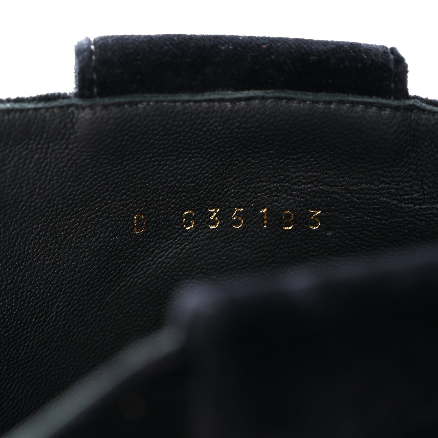 Velvet Short Boots 40.5 Black