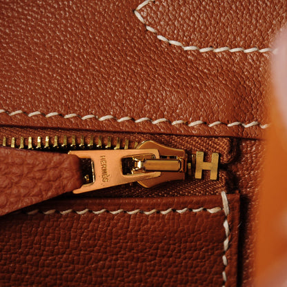 Hermes Togo Birkin 30 Gold 20 of 23