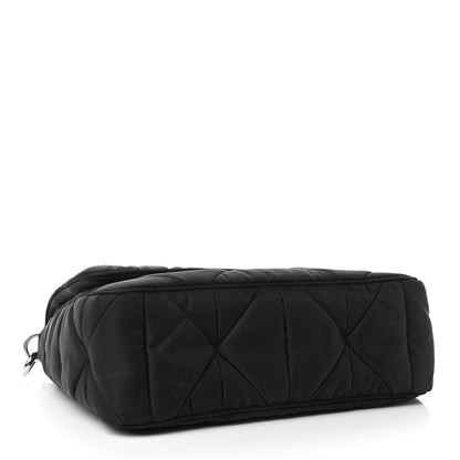 Prada Re-Nylon Quilted Padded Flap Shoulder Bag Black 3 of 4