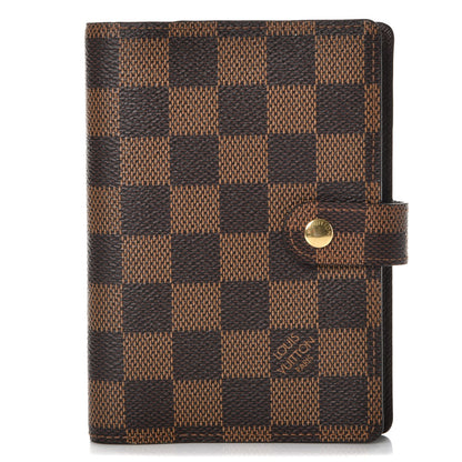Louis Vuitton Damier Ebene Small Ring Agenda Cover 1 of 8