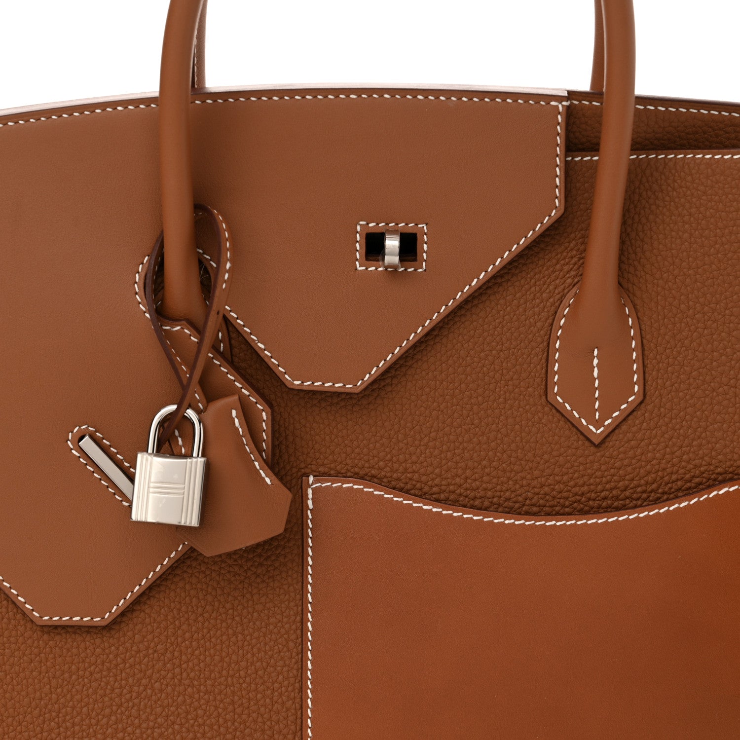 Hermes Togo Swift Birkin En Desordre Sellier 30 Gold Fauve 8 of 11