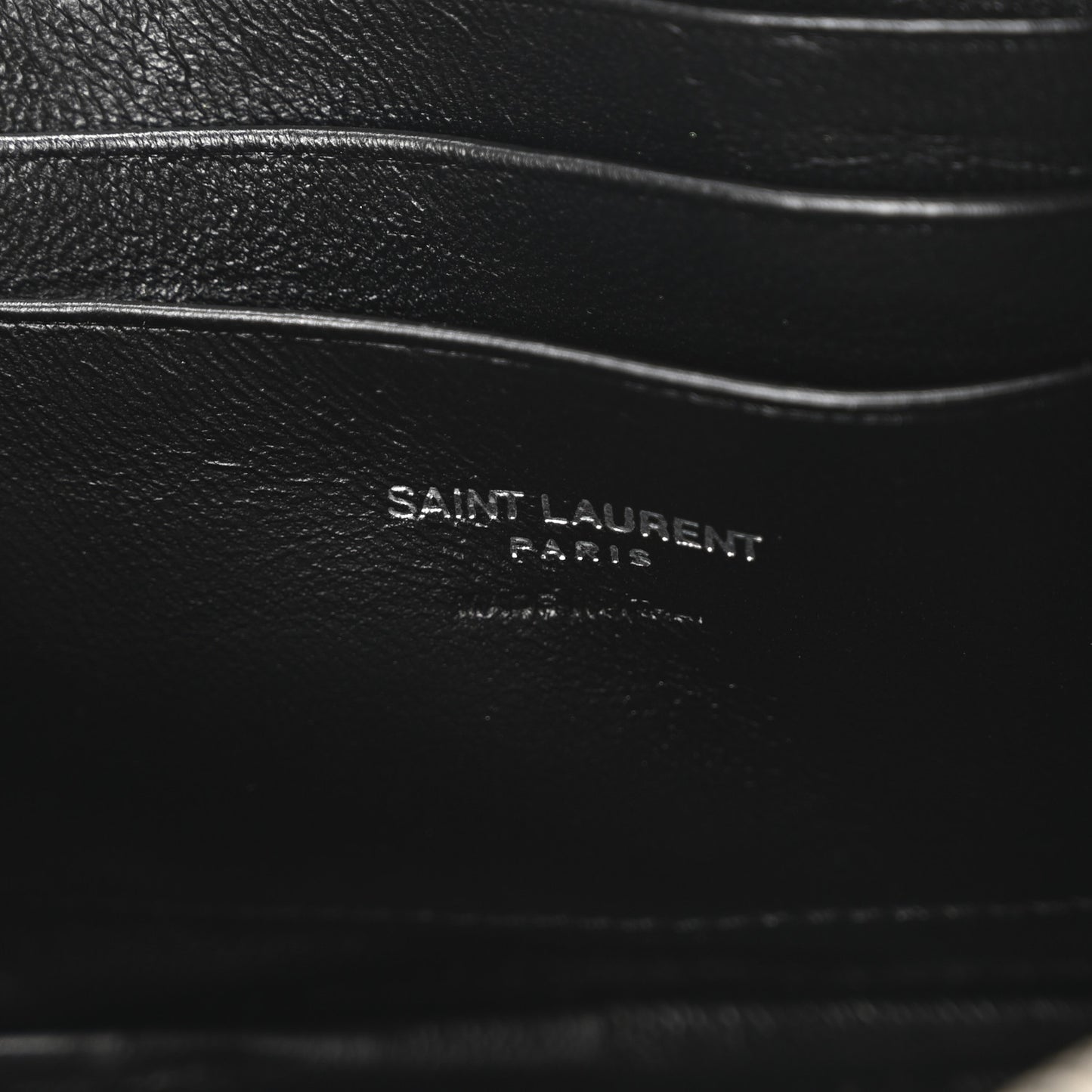 Calfskin Matelasse Monogram Mini Lou Camera Bag Black