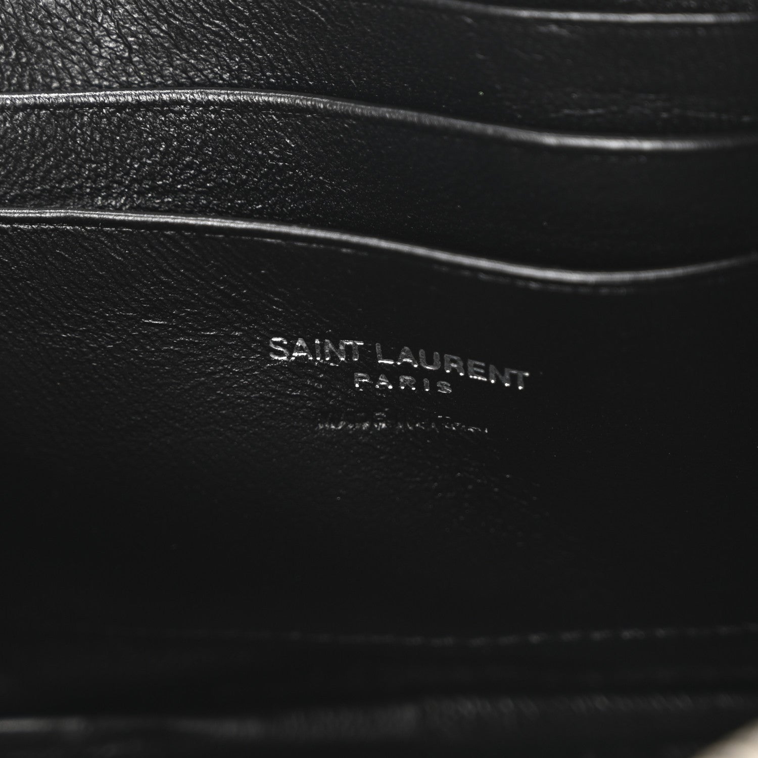 Saint Laurent Calfskin Matelasse Monogram Mini Lou Camera Bag Black 6 of 10