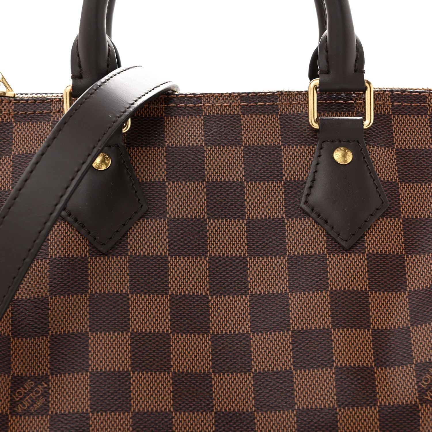 Louis Vuitton Damier Ebene Speedy Bandouliere 25 8 of 12
