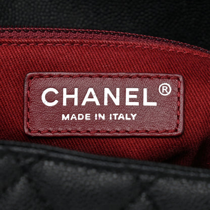 Chanel Caviar Quilted Medium Coco Handle Flap Black 6 of 12