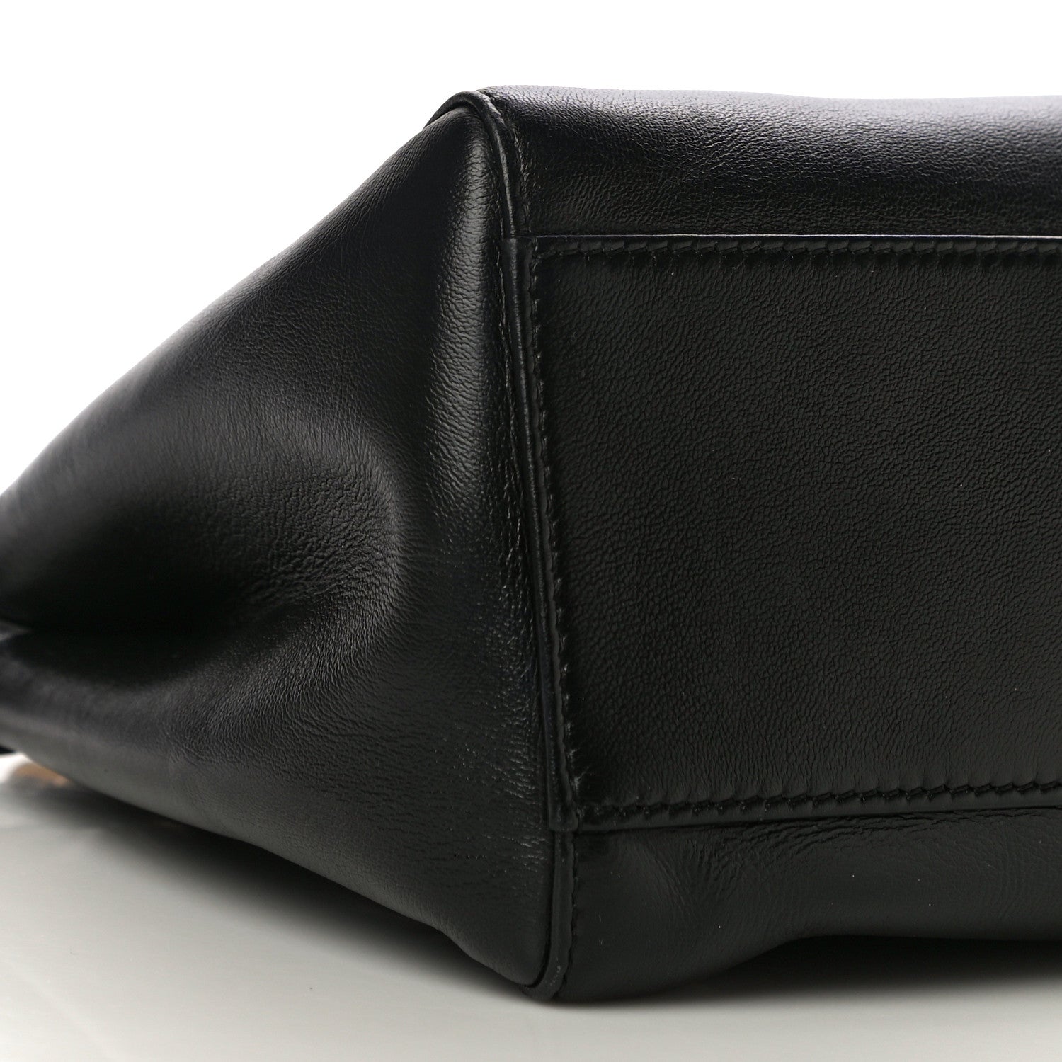 Fendi Nappa Mini Peekaboo Iconic Satchel Black 10 of 14