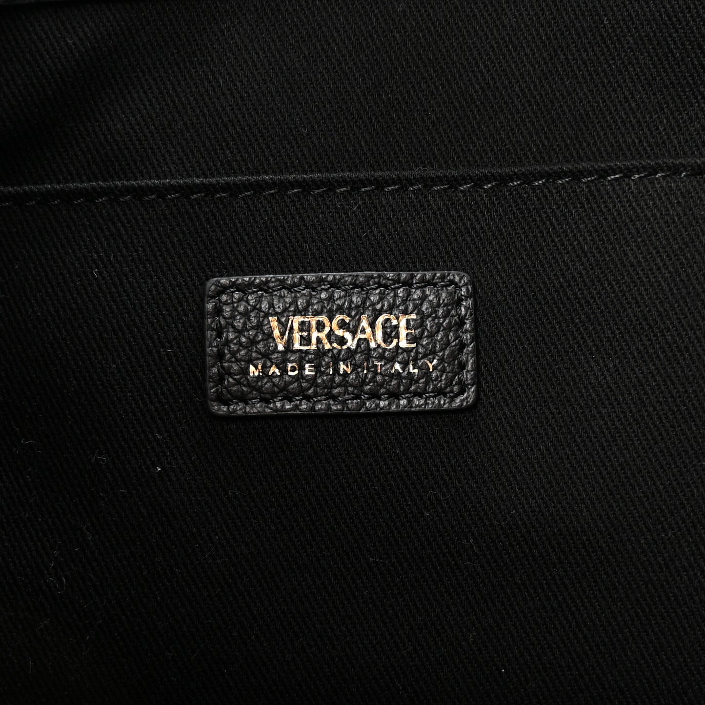 Grainy Calfskin Virtus Hobo Black